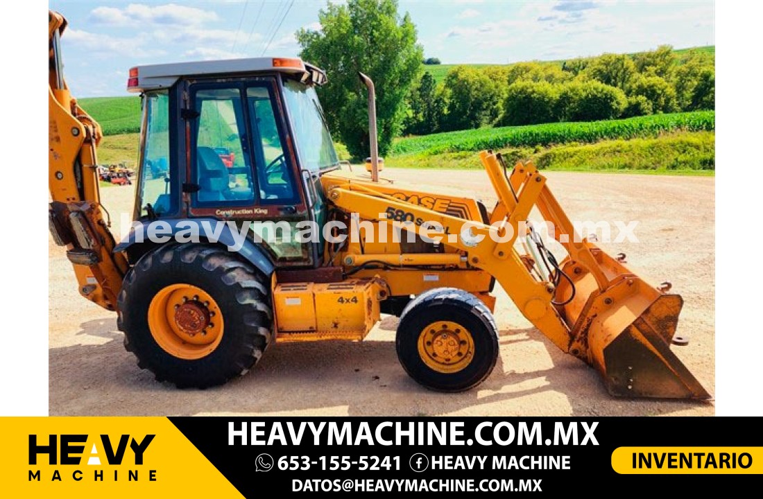 Maquinaria Pesada Retroexcavadora 2001 Case 580 Super L